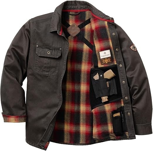 Legendary Whitetails Men's Conceal and Carry Journeyman Shirt Jacket