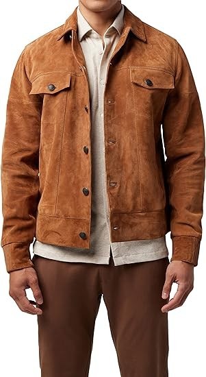 Good Man sheepskin denim jacket
