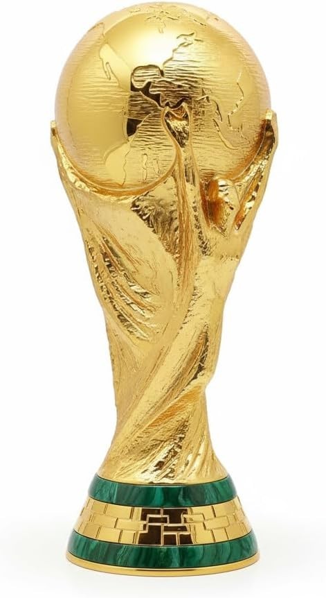 Official FIFA World Cup 2026 Edition - 4 Inch 3D Replica Trophy - Limited Edition- Premium Weighted Zinc Alloy - Built to Last; Perfect for Desk Display, Office Décor, or Football Memorabilia