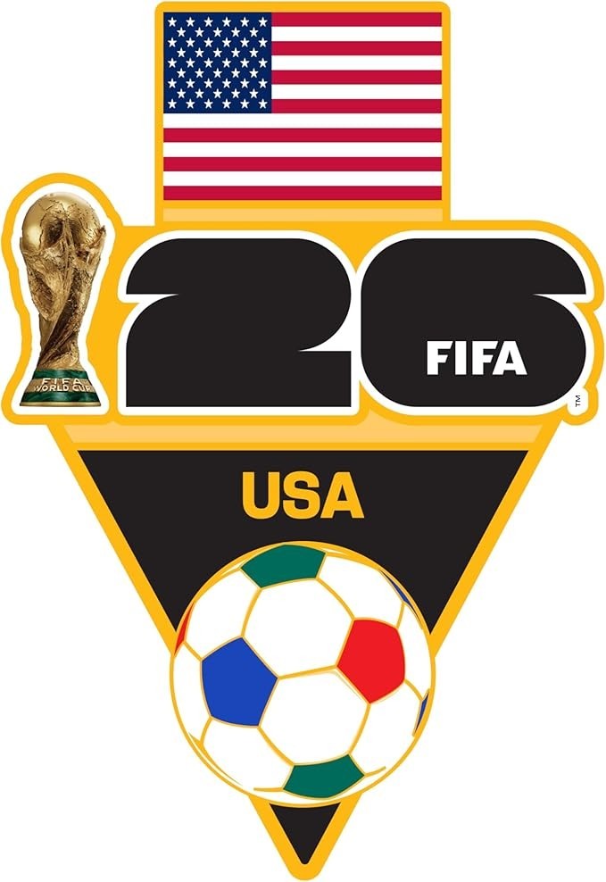 2026 FIFA World Cup Lapel Pin - Premium Zinc Alloy, Officially Licensed Collectible Souvenir - Gift & Event Keepsake For Hats, Bags & Collections