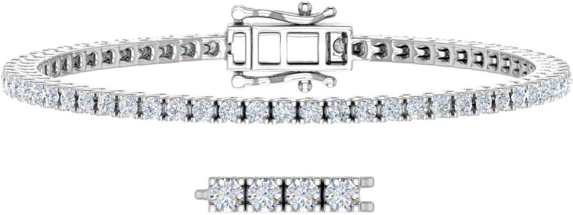 FINEROCK 2 carat diamond tennis bracelet