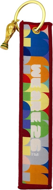Official FIFA World Cup 2026 Edition - 6.3 inch Embroidered Keychain w 3D Trophy - Historic, Once-in-a-Lifetime Collector’s Item - Made to Last; Perfect for Keys, Backpacks, and Luggage