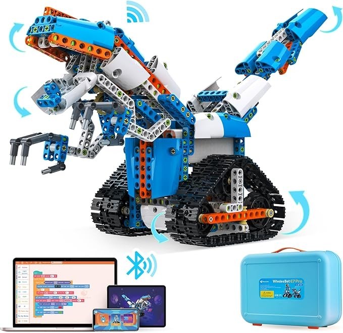 E7 Pro Coding Robot is suitable for children aged 8-12 years old