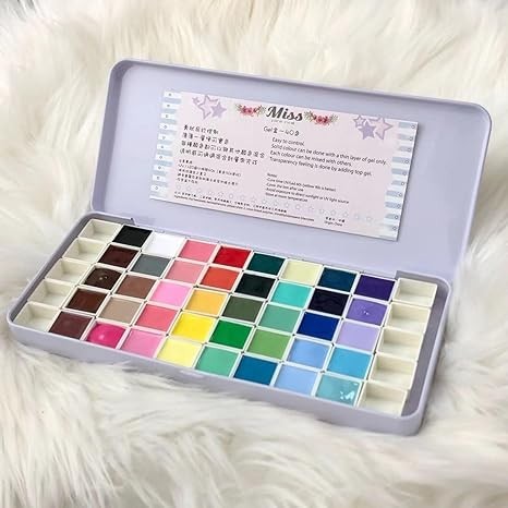 Gel Palette Nail Art Painting Gel 40 Colors