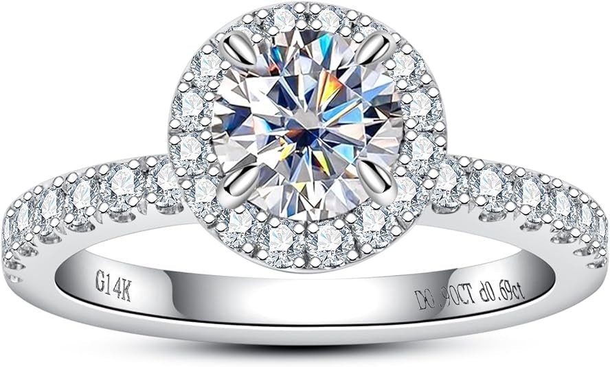 CADYNO Lab Grown Women's Diamond Engagement Ring