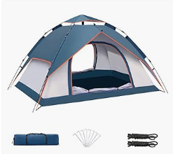 WHYUNM26 3-4 person automatic camping tent