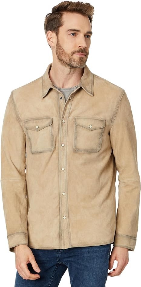 John Varvatos Men's Lionell Shirt Jacket