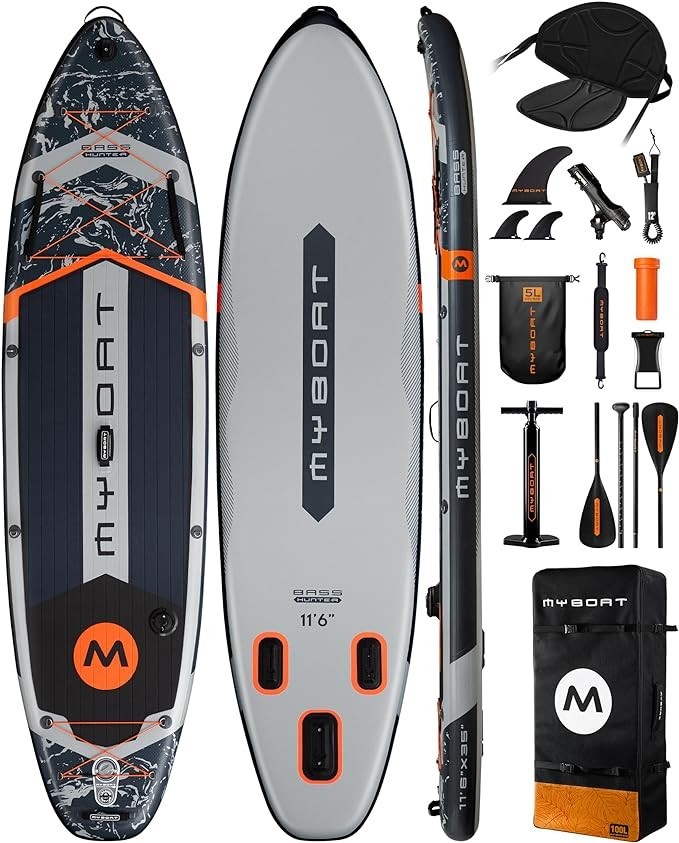 MYBOAT extra wide inflatable paddle board stand up paddle board