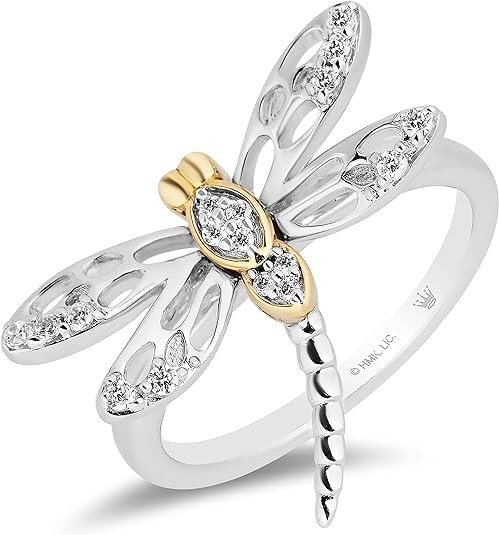 Jewelili Hallmark Fine Jewelry in Sterling Silver and 14K Yellow Gold