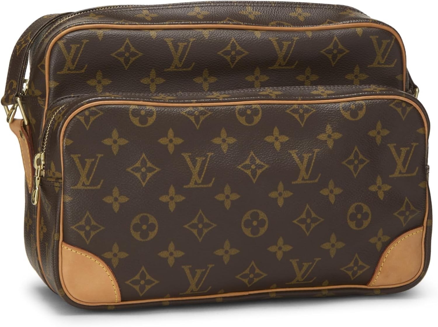 LOUIS VUITTON Nile Crossbody Shoulder Bag Monogram Leather Brown M45244 80FB889